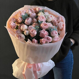 Mono buket iz sadovih roz "Rozarij"