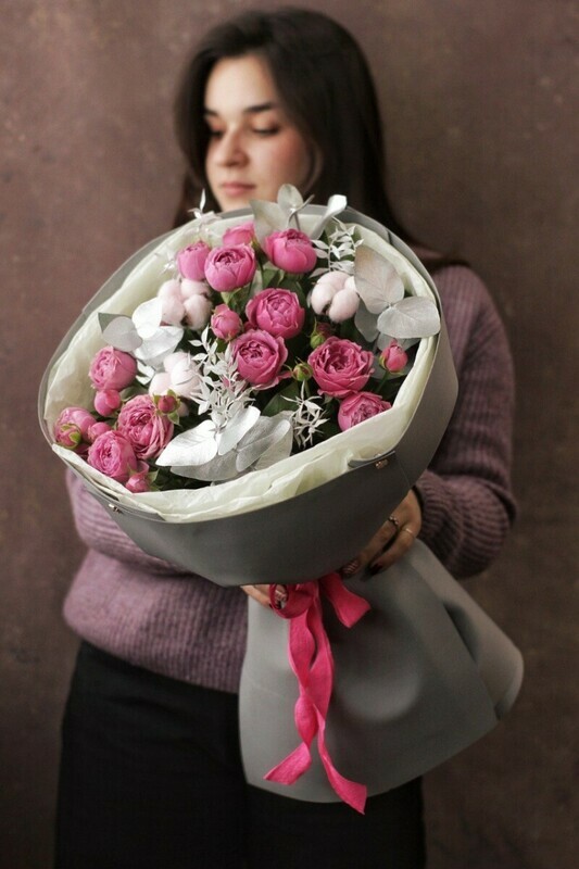 Пионовидные розы Мистик, стандартный