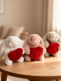 «Зайчик с сердечком» арт. 4018, 22 см