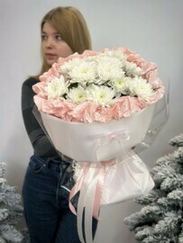 Облачко из хризантем