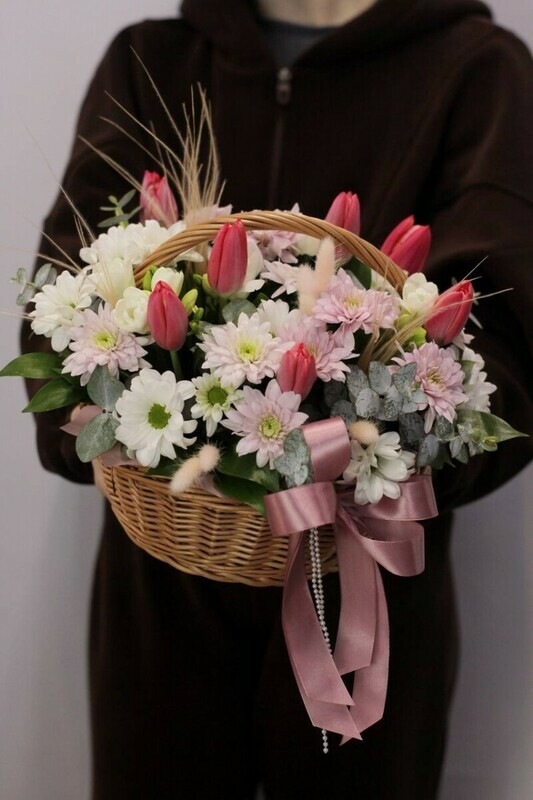 Korzina s tyul_panami «Vesennij vdoh», reduced