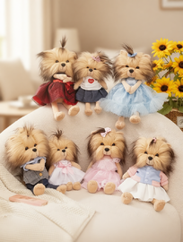 Собачка «Йорк» в ассортименте арт. 2875-28см