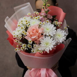 Хризантемы и летние ромашки