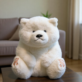 Myagkaya igrushka "Mishka Snezhik" 30 sm