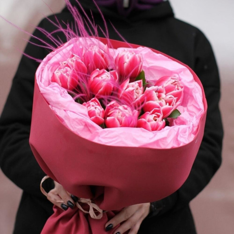 11 пионовидных тюльпанов «Colambus», стандартный