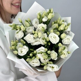 Buket iz 7 belih eustom