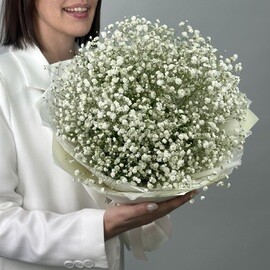 Buket iz 5 belih gipsofil