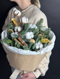 Снежный букет с нобилисом