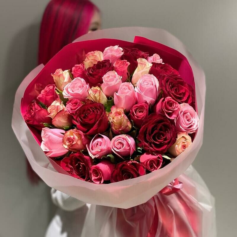 35 ярких роз, 35 ярких роз