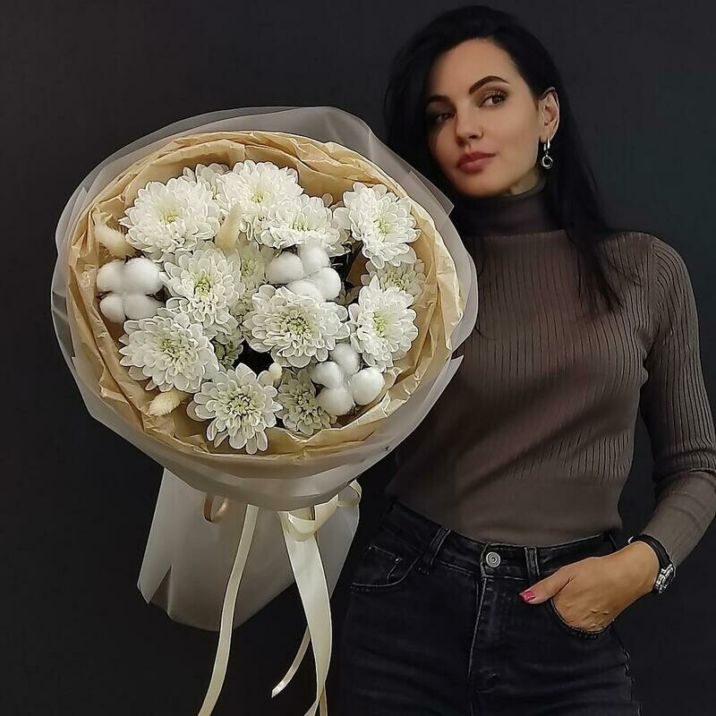 Hrizantema s hlopkom, standart