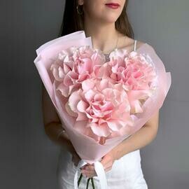 Nezhnij buket frantcuzskie rozi Pink Mondial