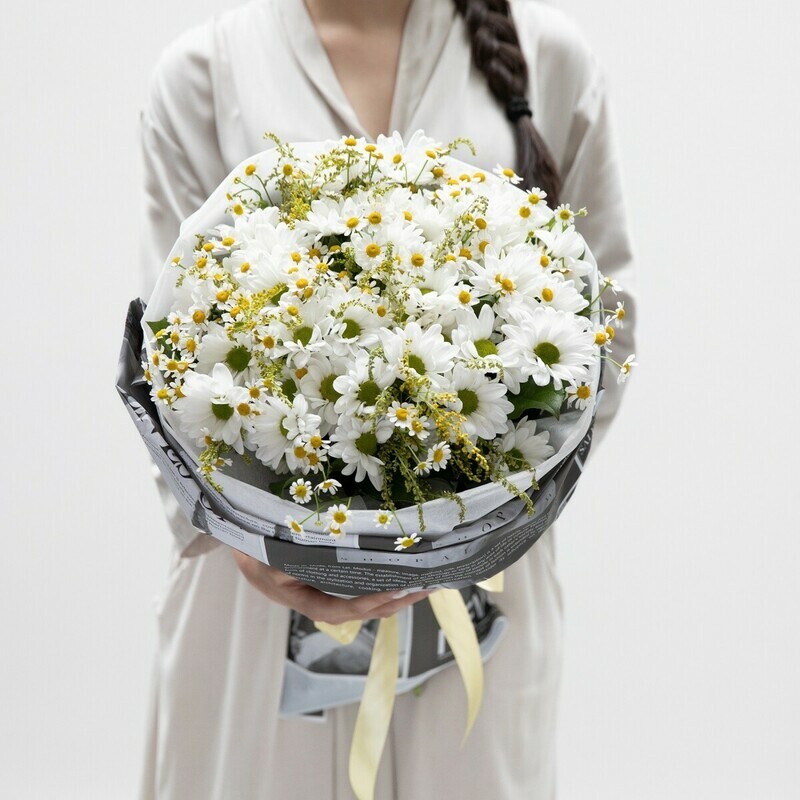 Букет с Хризантемами "Гармония Природы", стандартный