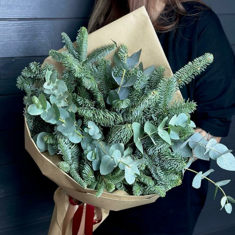 Букет из нобилиса и эвкалипта, стандартный