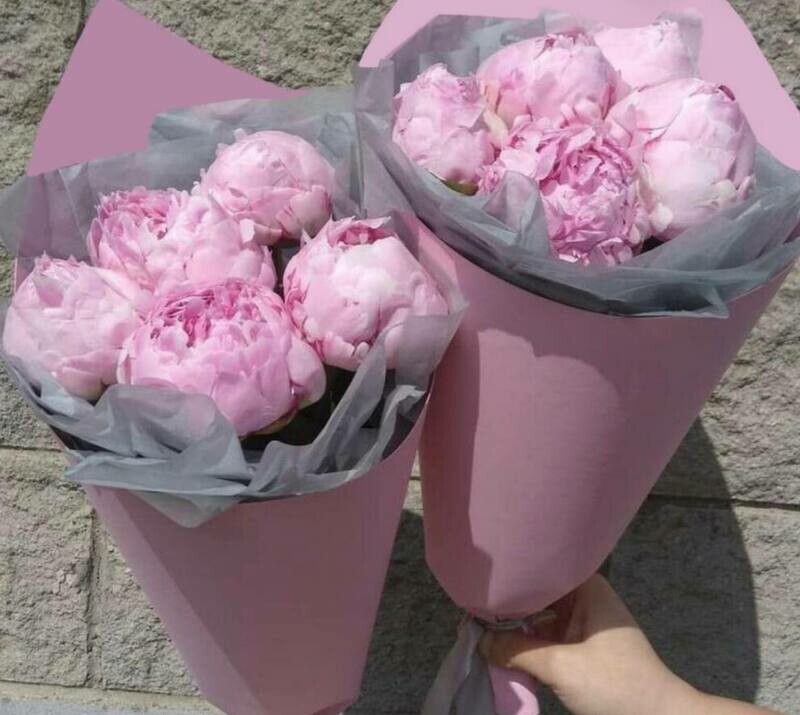 букет из пионов , стандартный