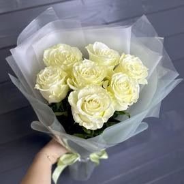 Букет из белых роз