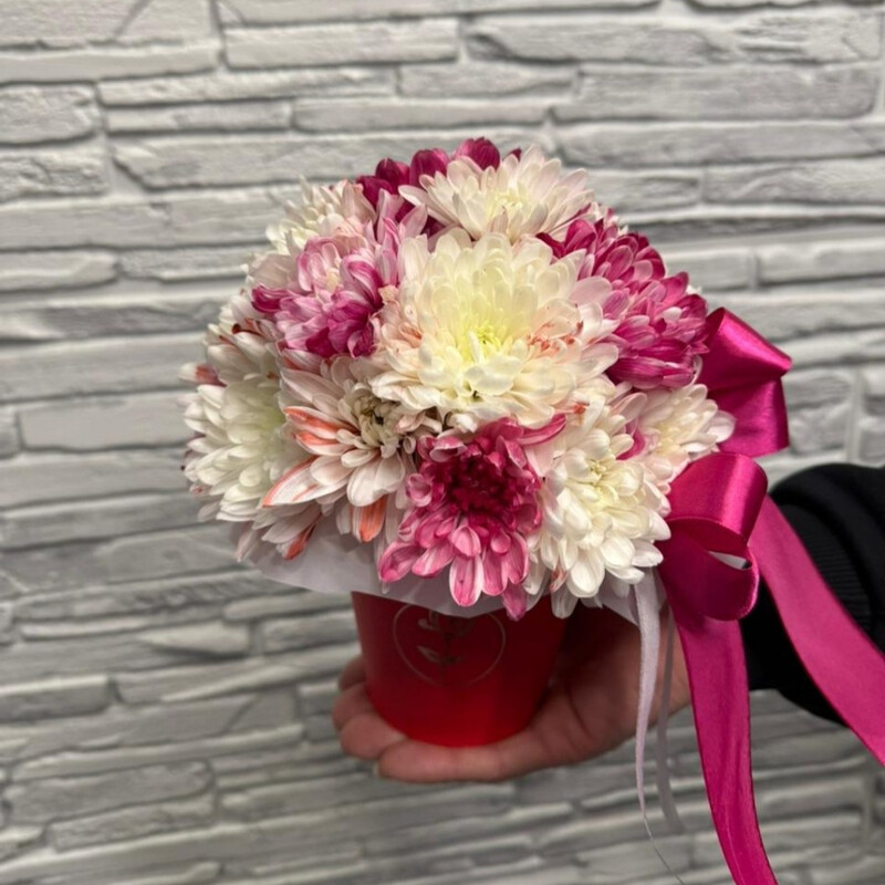 Hrizantema v shlyapnoj korobke, reduced