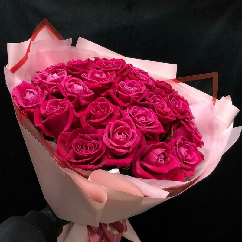 Розовые розы Шангри-ла, делюкс