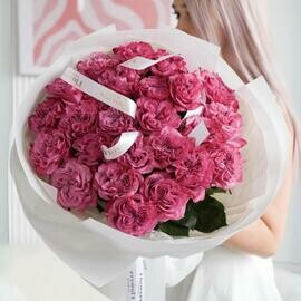 Импортные розы розовые розы