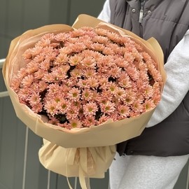 Букет Карамель из хризантемы Гранд Салмон