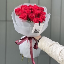 Букет Простая романтика из красных роз