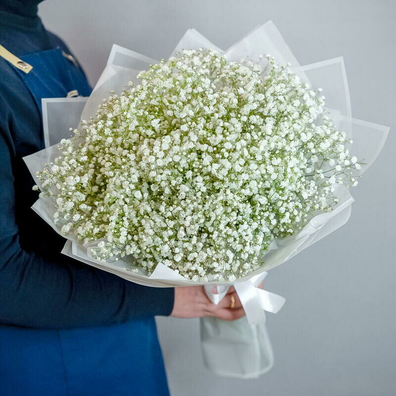 Buket beloj gipsofili 1678, 11 vetok gipsofili