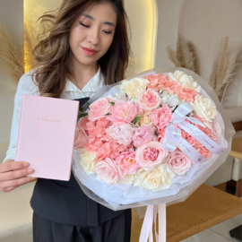 цветы Букет Art Flowers Сахарная нежность