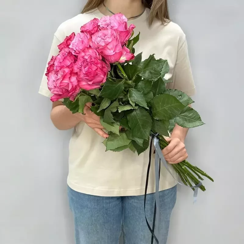 9 пионовидных роз, 9 пионовидных роз