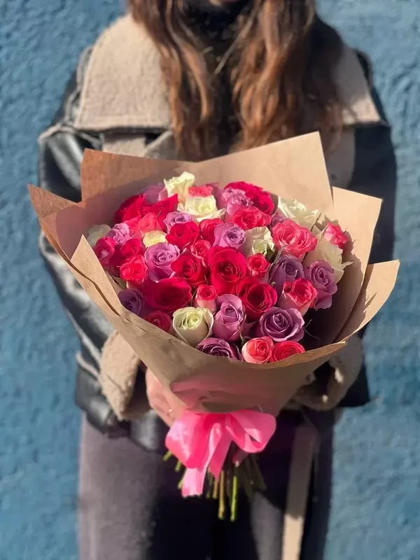 51 роза микс , 51 роза микс 